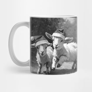 ⛧ Christmas baby goats ⛧ Mug